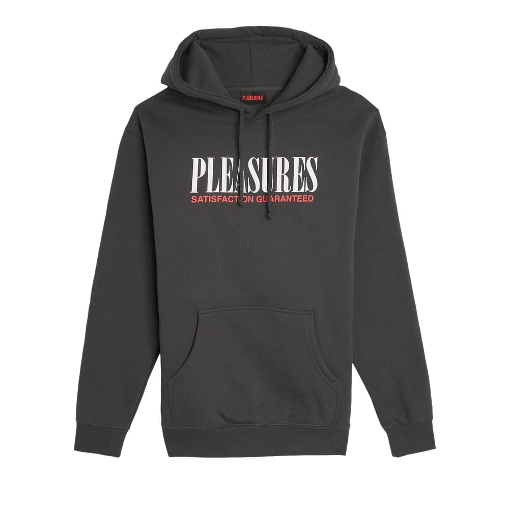 Pleasures Satisfaction Hoodie Asphalt