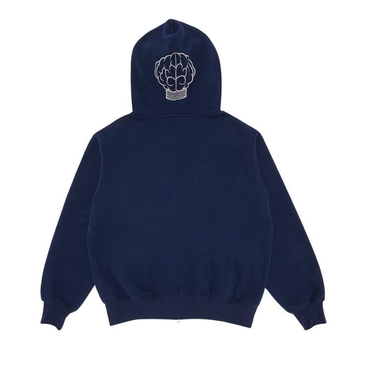 Pleasures X N.E.R.D. Zip Up Hoodie Navy Price in India | Culture