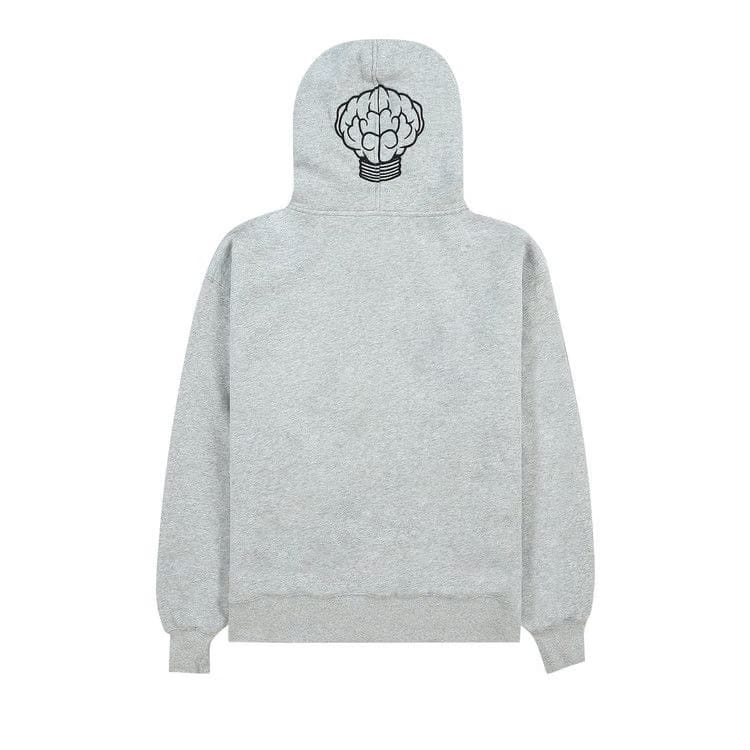 Pleasures Nerd Zip Up Hoodie Heather Grey