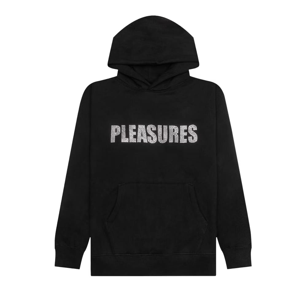 Pleasures Rhinestone Impact Hoodie Black