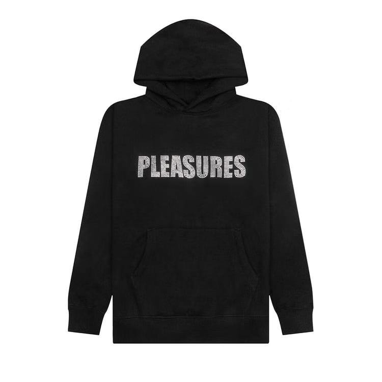 Pleasures Rhinestone Impact Hoodie Black