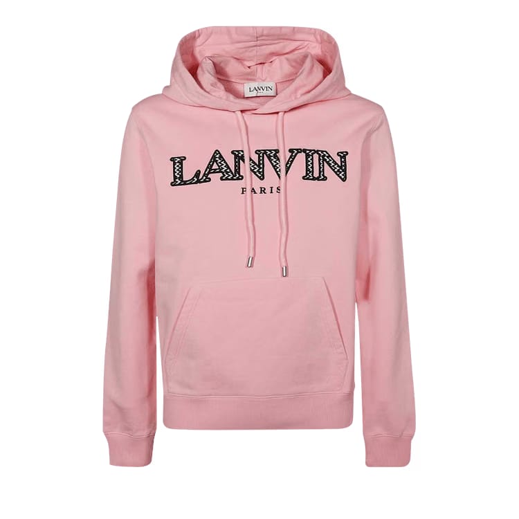 Lanvin Fleece Eusebio Hoodie Pink