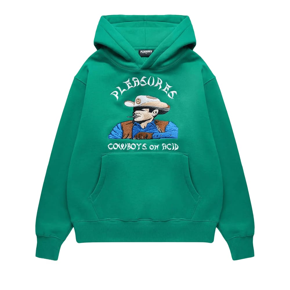 Pleasures Rhythm Hoodie Green