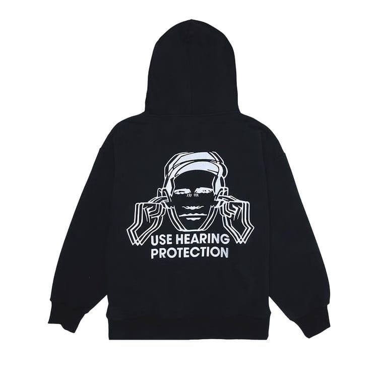 Pleasures Protection Hoodie Black