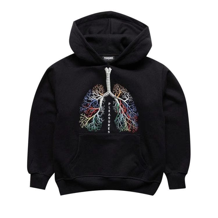 Pleasures Breathe Hoodie Black
