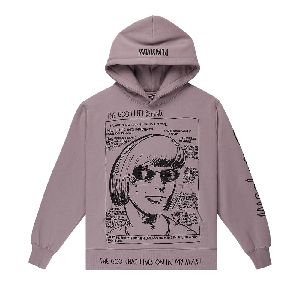 Pleasures The Goo Hoodie Lavender