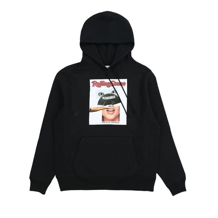 Pleasures Rolling Stone Hoodie Black