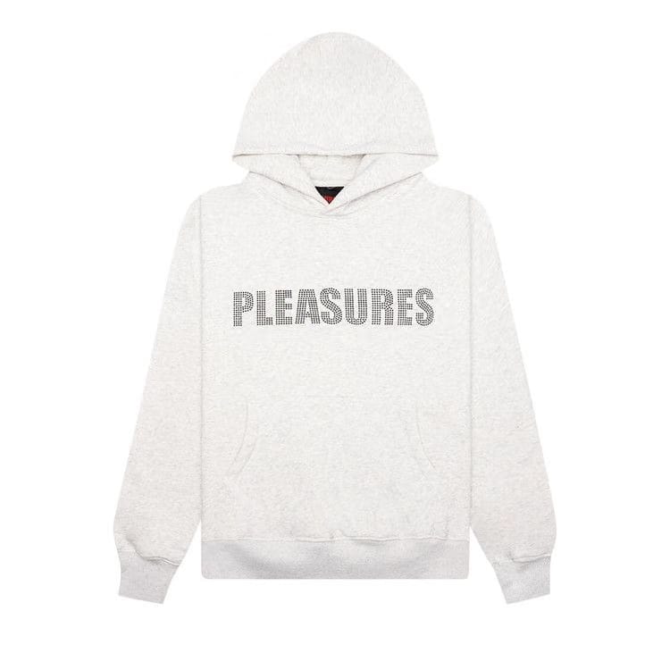 Pleasures Rhinestone Impact Hoodie Light Heather Grey