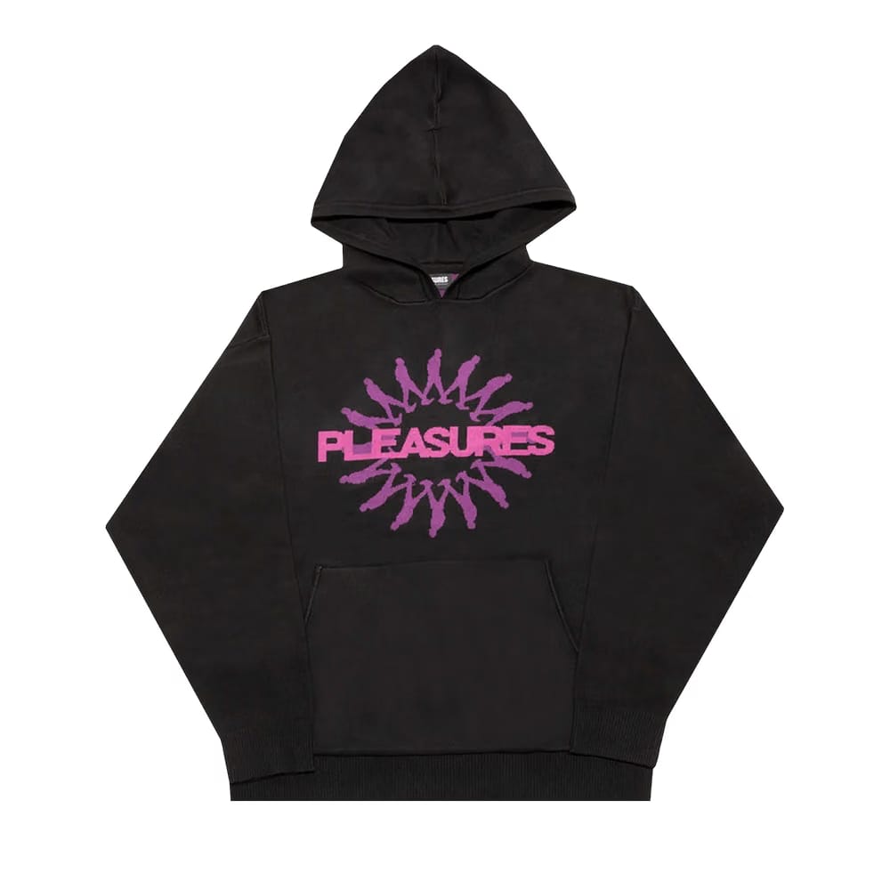 Pleasures Passion Knit Hoodie Black