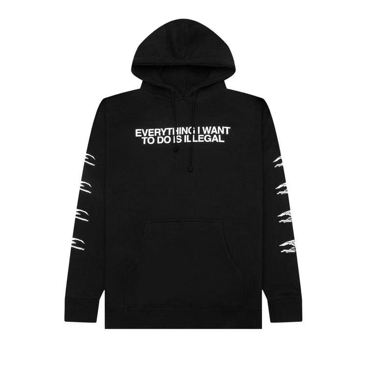 Pleasures Illegal Hoodie Black