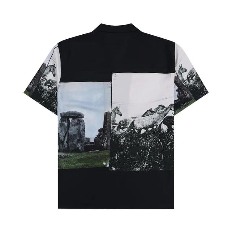 Pleasures Stone Horse Button Down Shirt Black