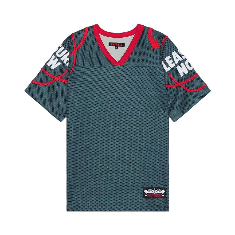 Pleasures Arrow Football Jersey Grey