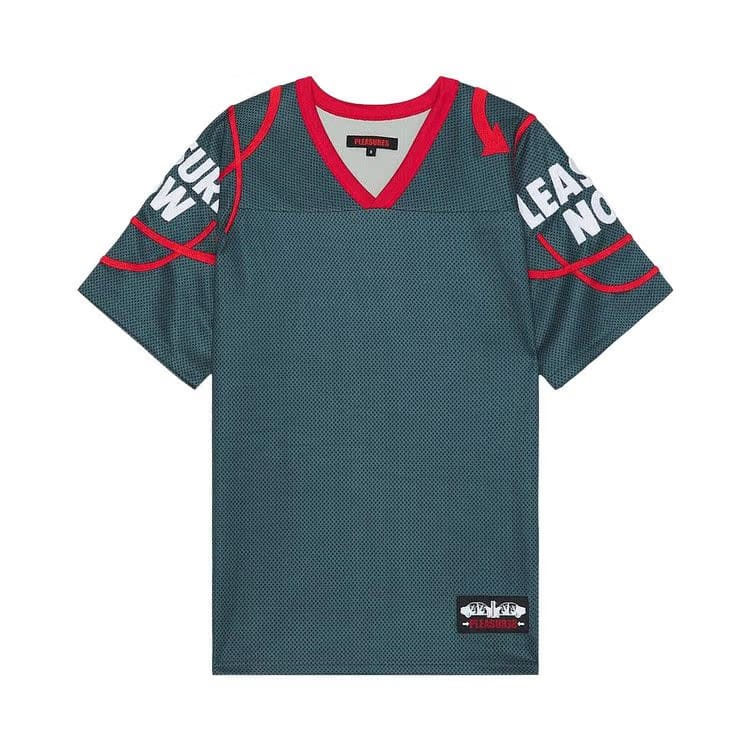 Pleasures Arrow Football Jersey Grey