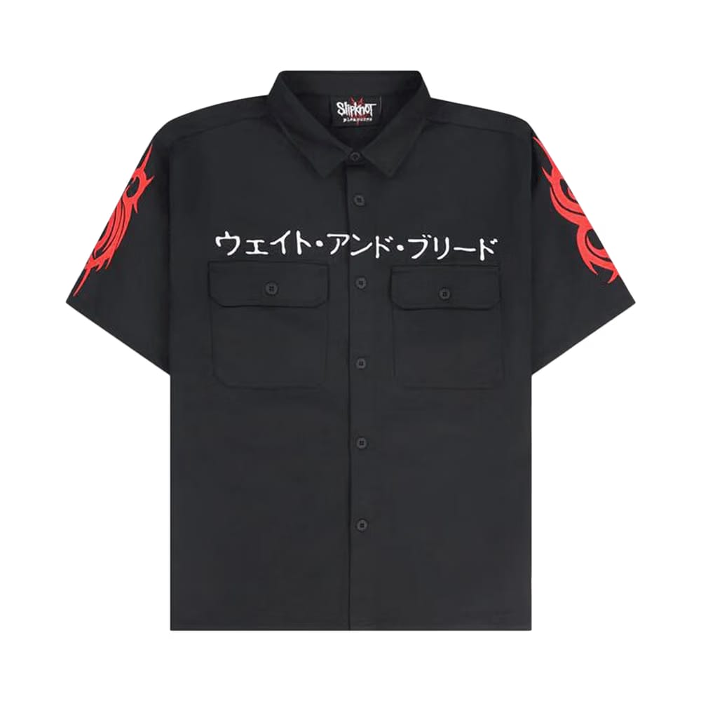 Pleasures Bleed Work Shirt Black
