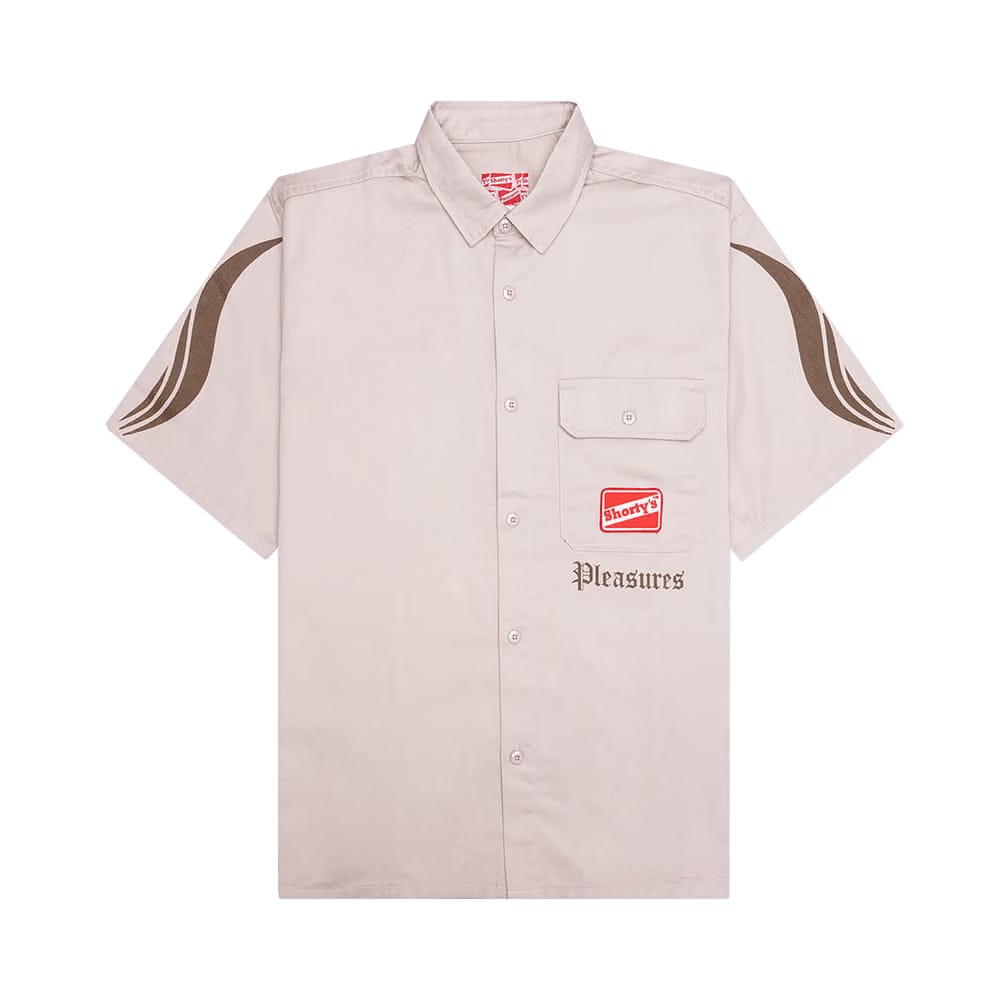 Pleasures Gutierrez Work Shirt Beige