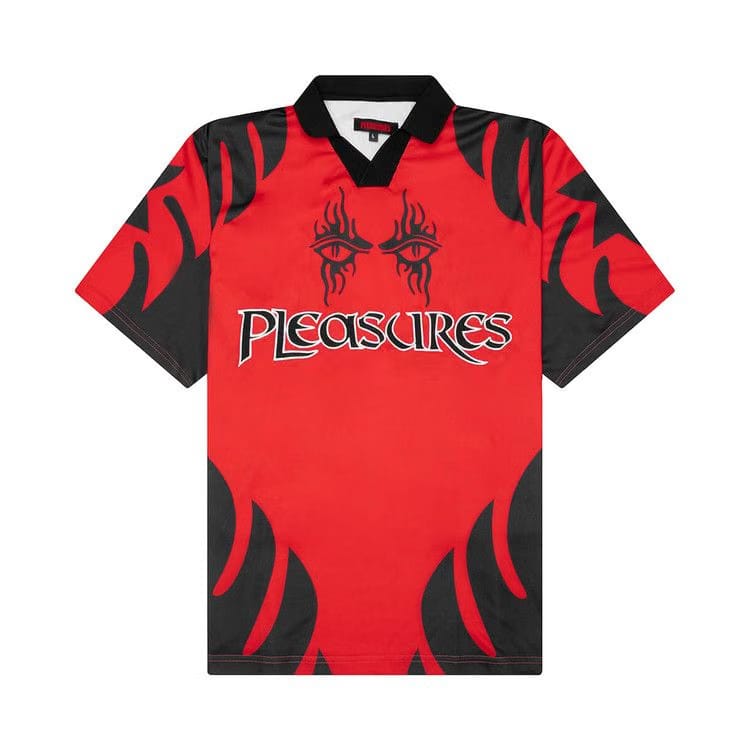 Pleasures Afterlife Soccer Jersey Red