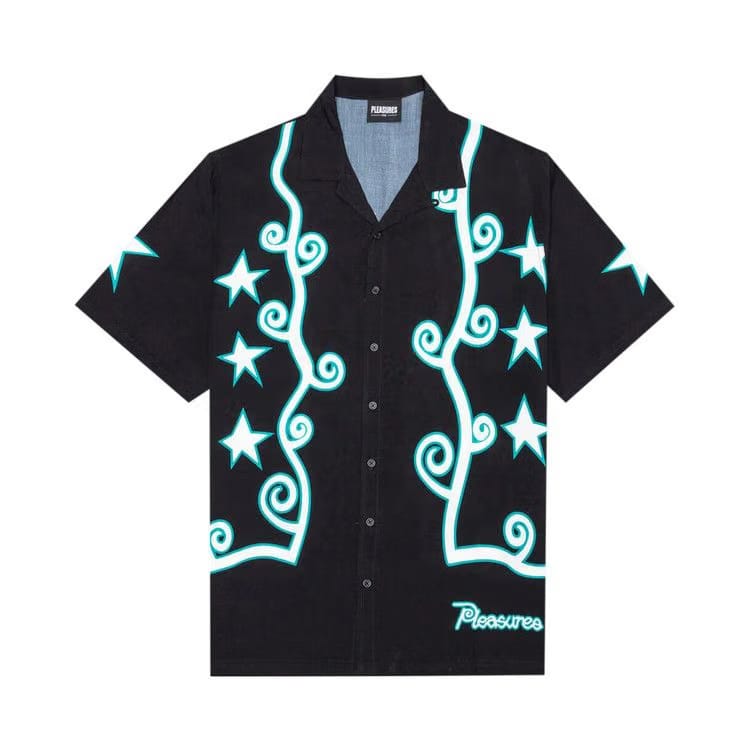 Pleasures Fury Button Down Black