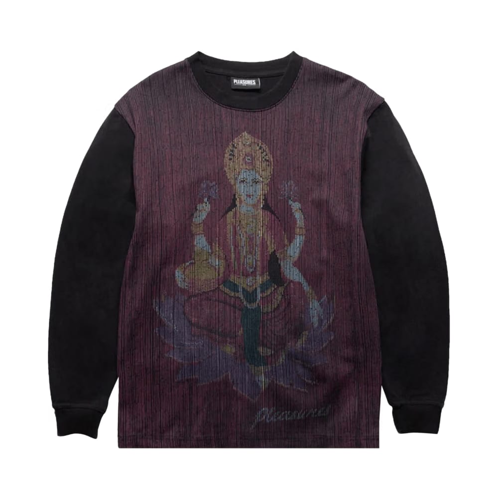 Pleasures Beads Long-Sleeve Shirt Black