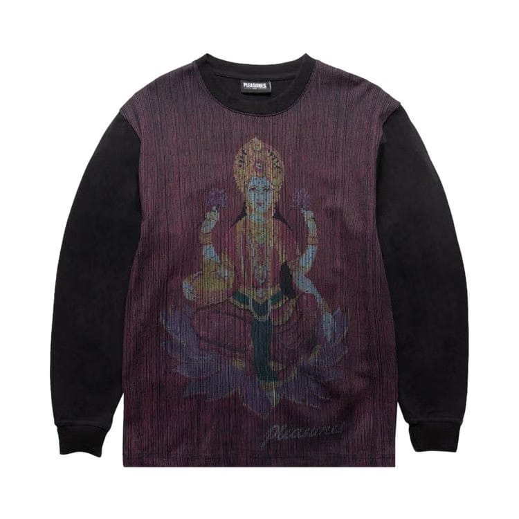 Pleasures Beads Long-Sleeve Shirt Black