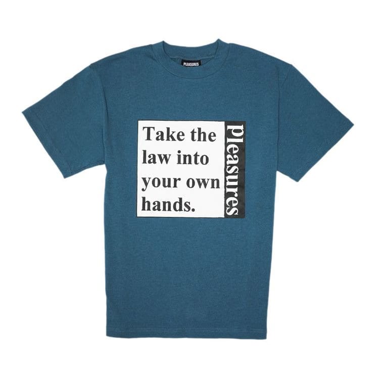 Pleasures Lawless Heavy Weight Shirt Slate Blue