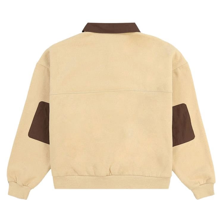 Pleasures Tweak Polo Sweatshirt Tan