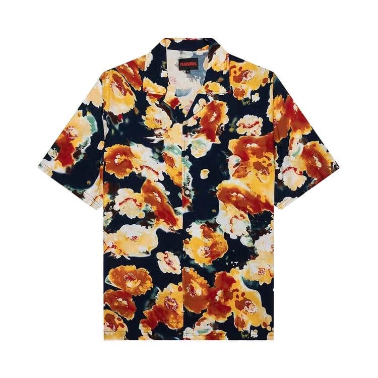 Pleasures Portion Button Down Dark Navy