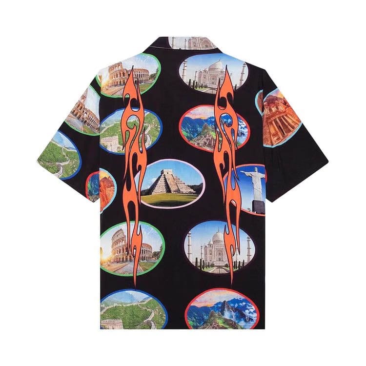 Pleasures 7 Wonder Camp Shirt Black