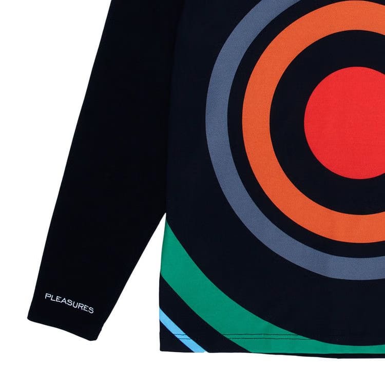 Pleasures Blue Monday Polo Shirt Black