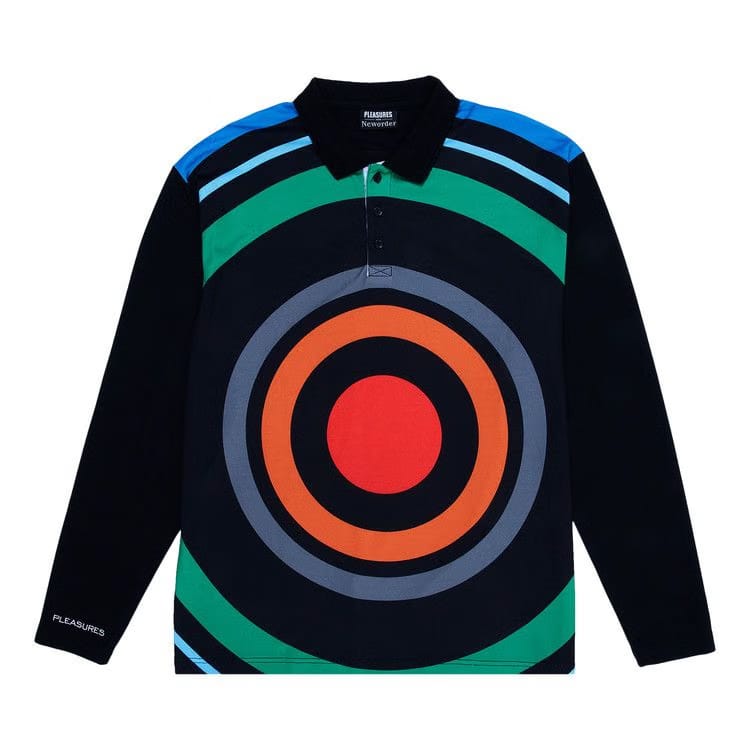 Pleasures Blue Monday Polo Shirt Black
