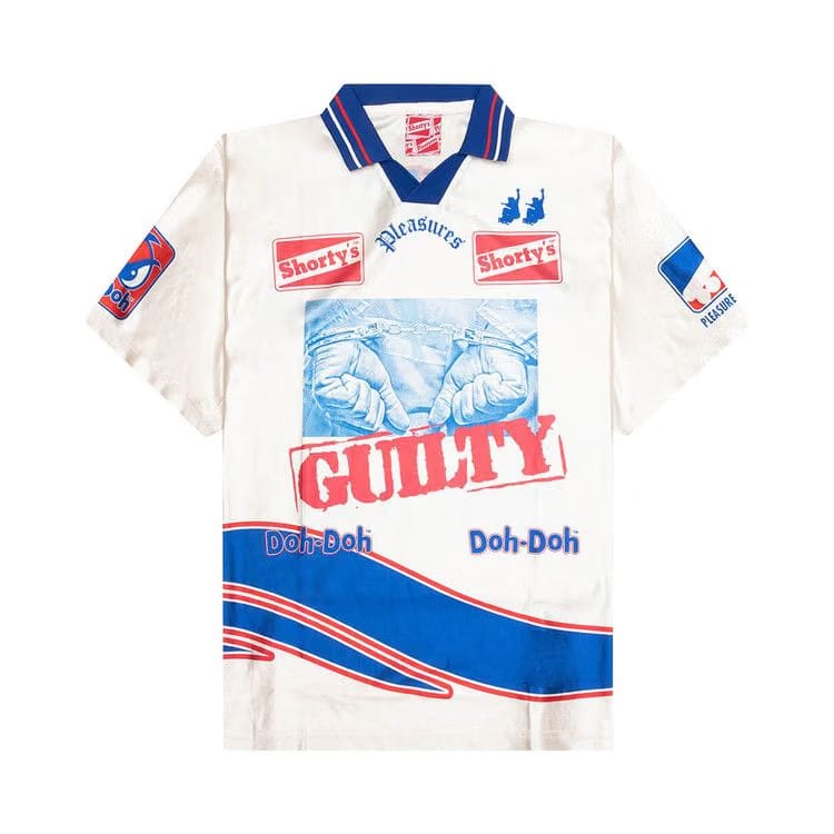 Pleasures Guilty Soccer Jersey Off White