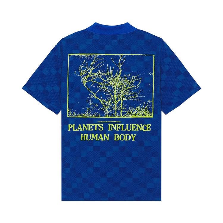Pleasures Planets Polo Shirt Blue