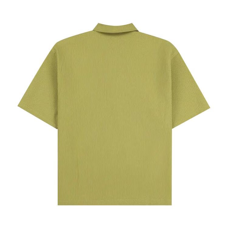 Pleasures Electron Zip Polo Olive