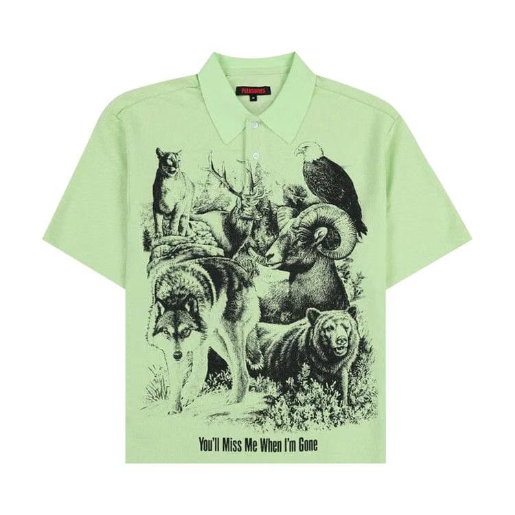 Pleasures Revival Boxy Polo Mint
