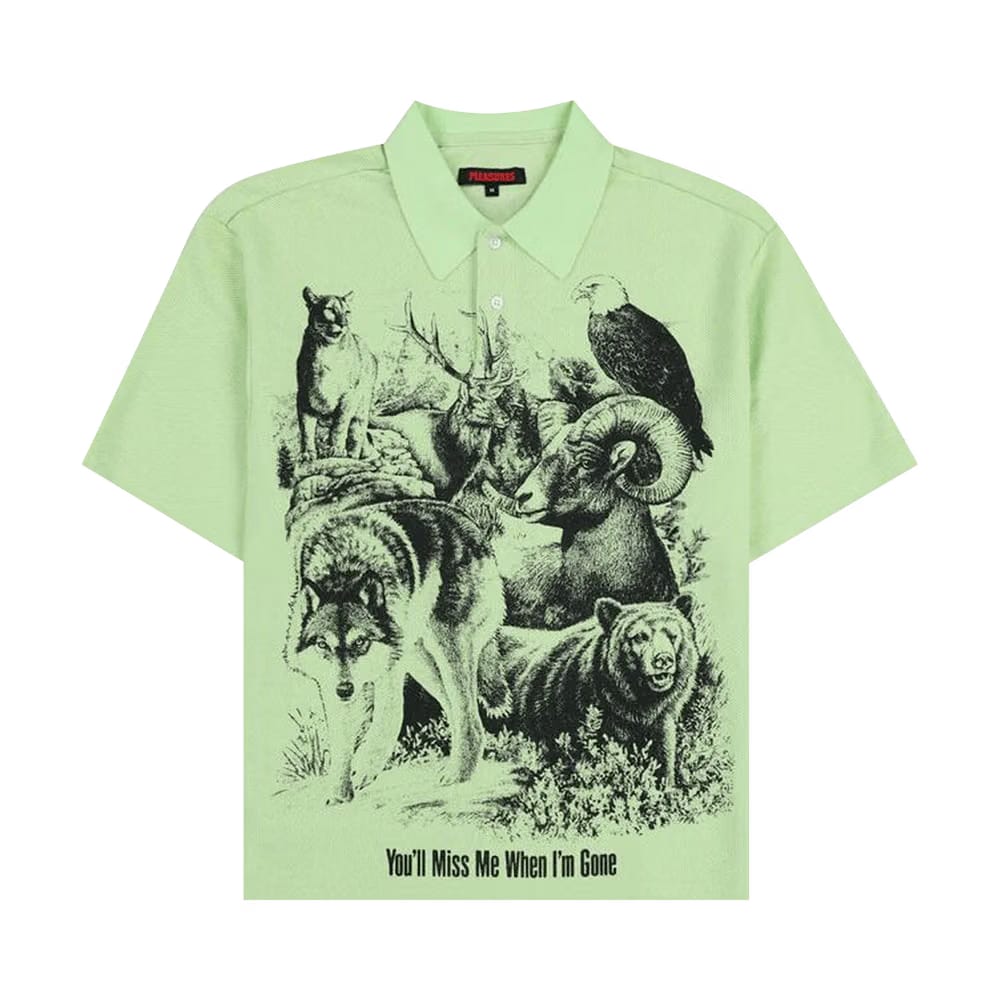 Pleasures Revival Boxy Polo Mint