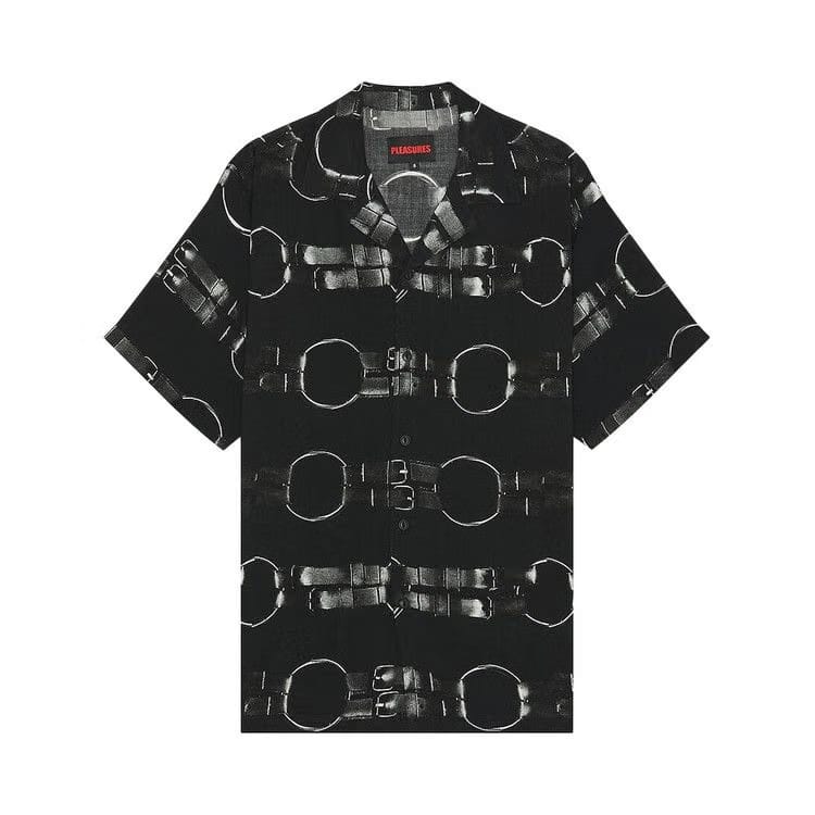 Pleasures Straps Button Down Black