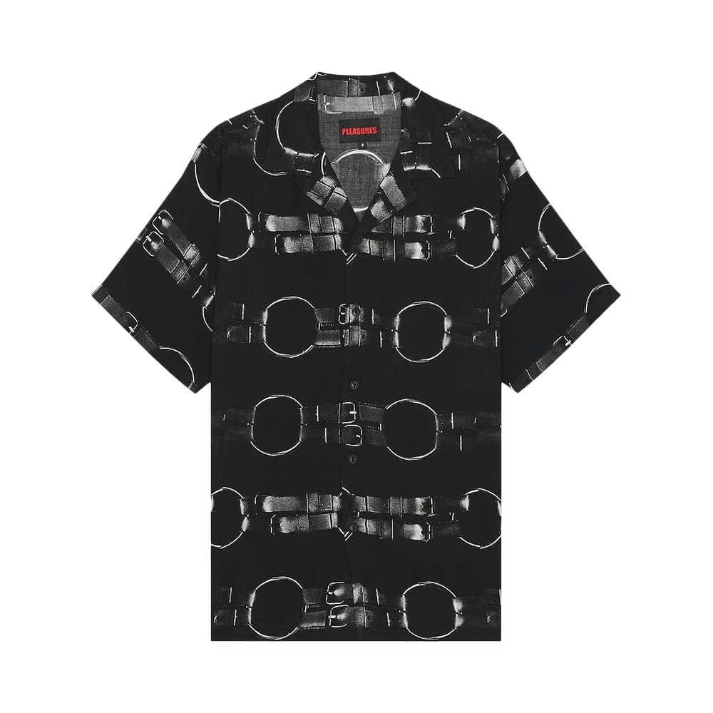 Pleasures Straps Button Down Black