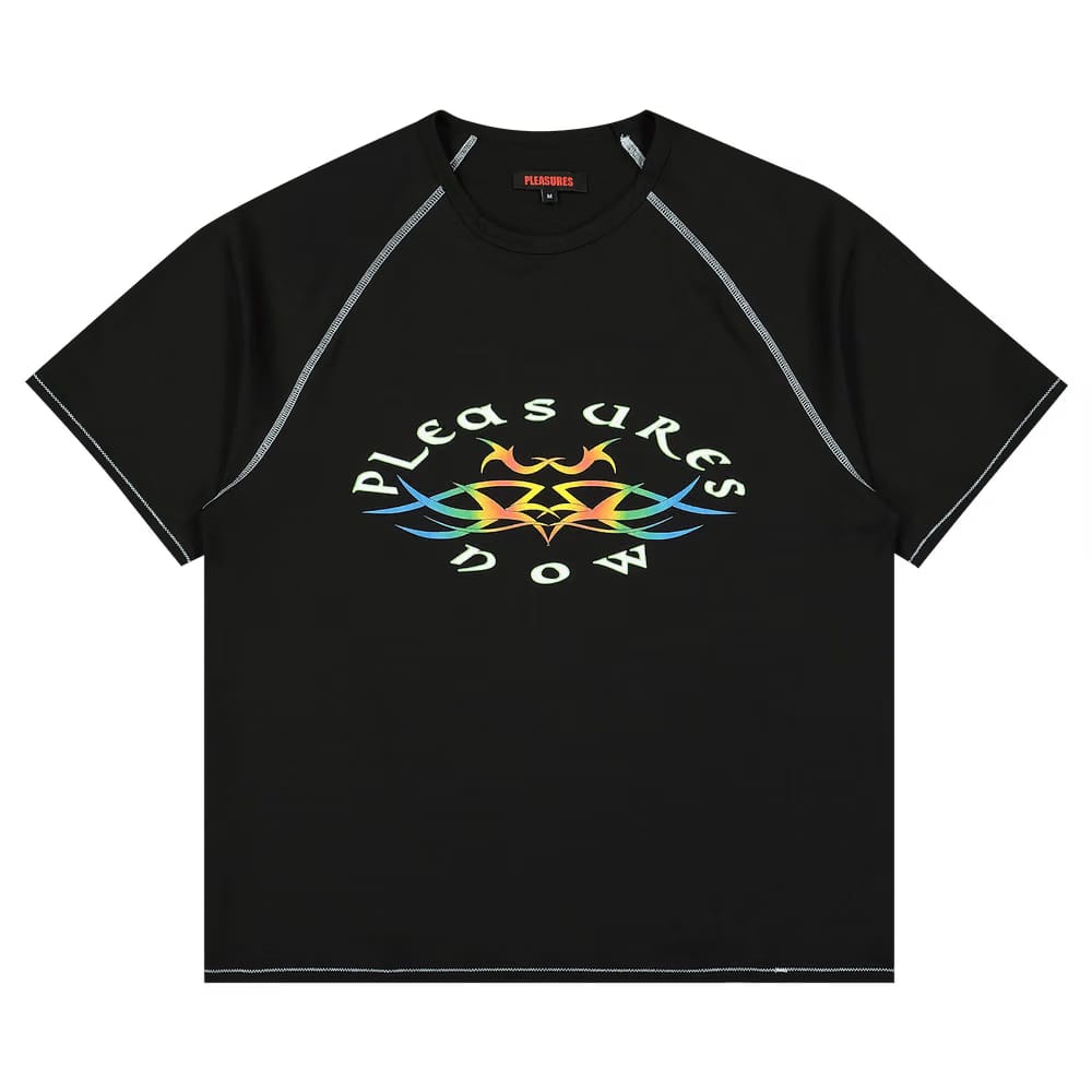 Pleasures Adventure Raglan Sport Shirt Black