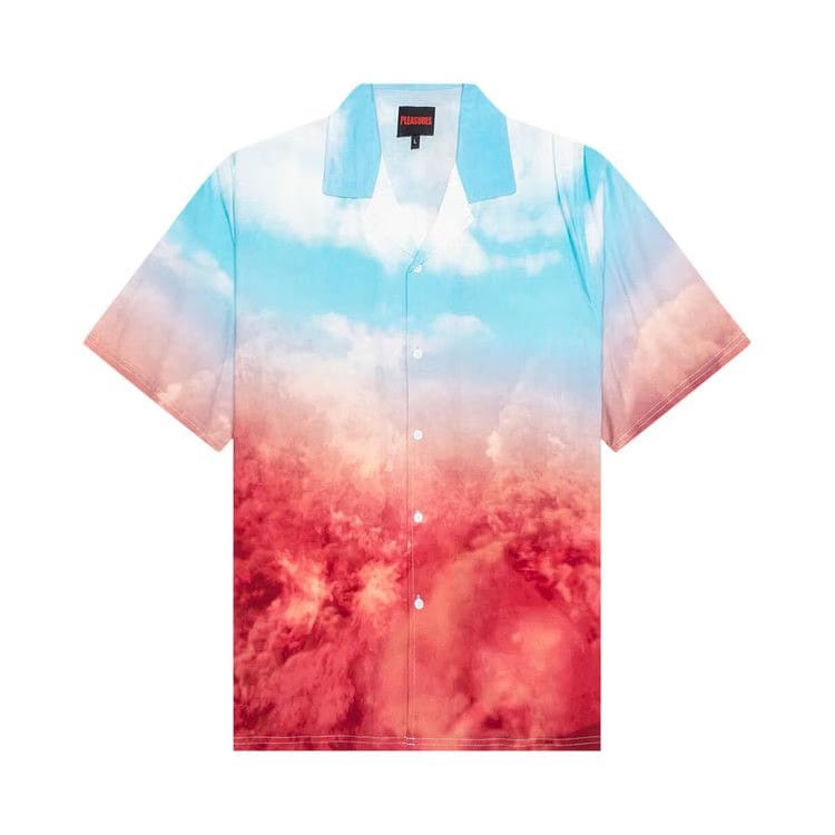 Pleasures Heaven and Hell Button Down Sky Blue