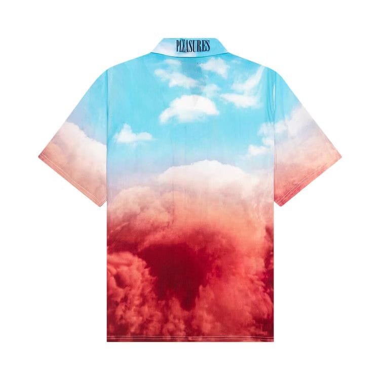 Pleasures Heaven and Hell Button Down Sky Blue