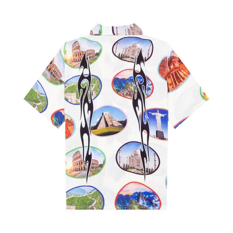 Pleasures 7 Wonder Camp Shirt White