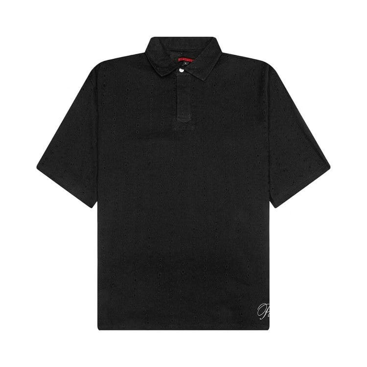 Pleasures Clarity Woven Polo Black