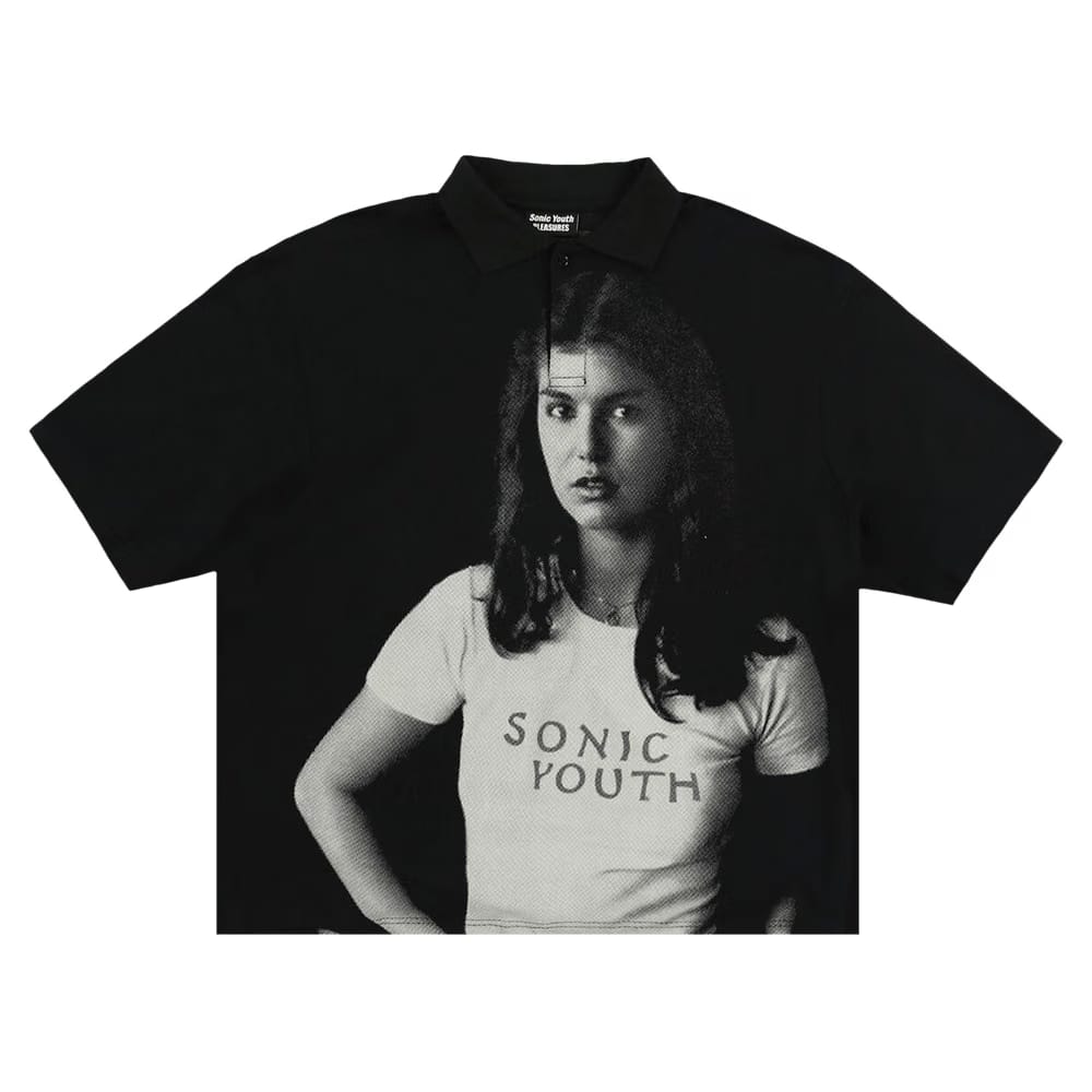 Pleasures Funky Donkey Boxy Polo Black