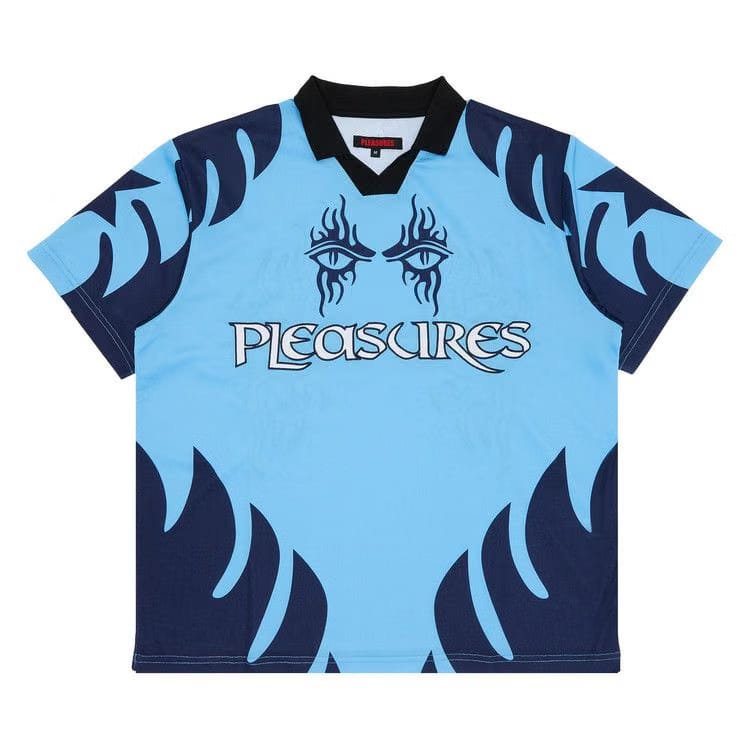 Pleasures Afterlife Soccer Jersey Blue