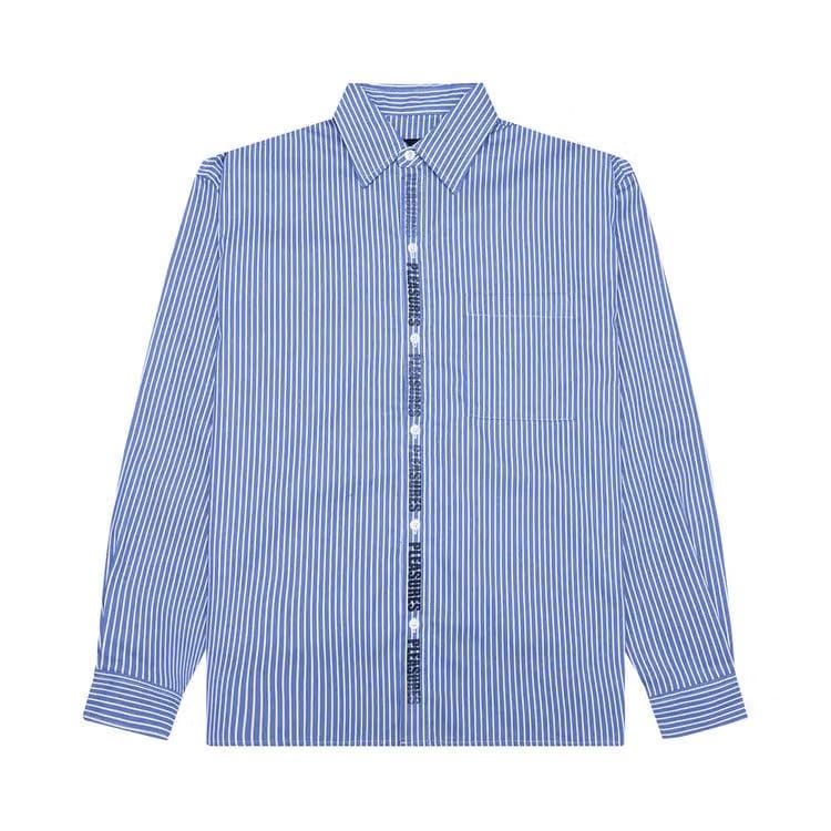 Pleasures Impact Button Up Blue