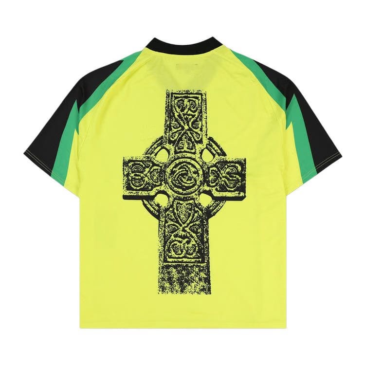 Pleasures Mind Soccer Jersey Lime