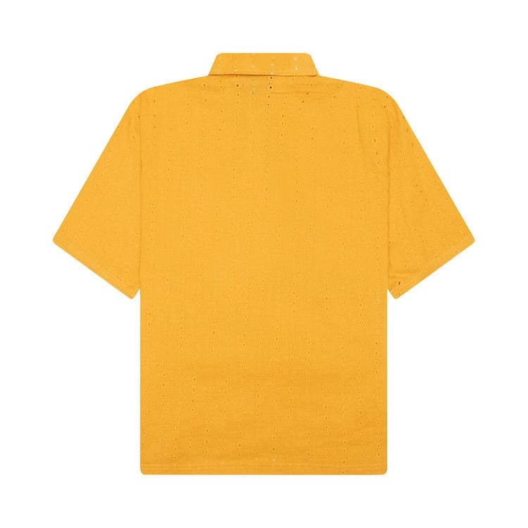 Pleasures Clarity Woven Polo Yellow