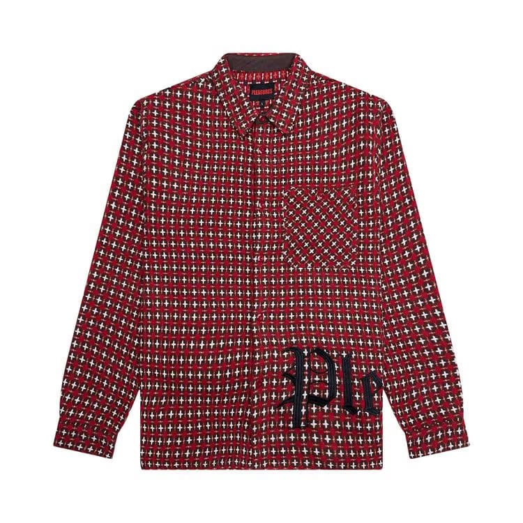 Pleasures Cross Work Shirt Red