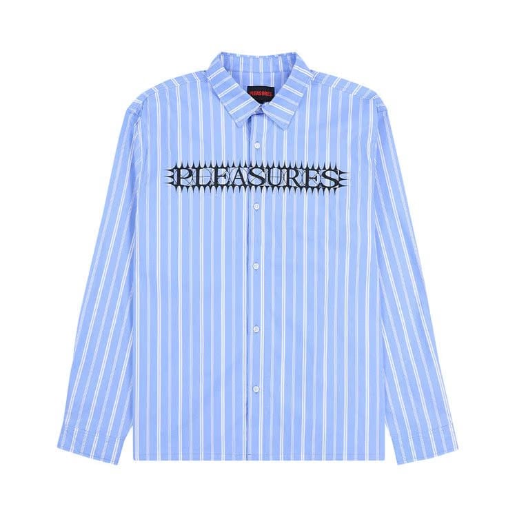 Pleasures Fetch Long-Sleeve Shirt Blue