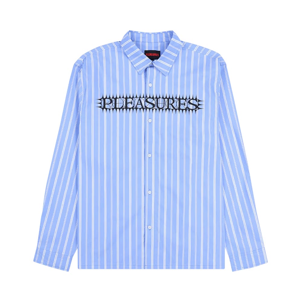 Pleasures Fetch Long-Sleeve Shirt Blue