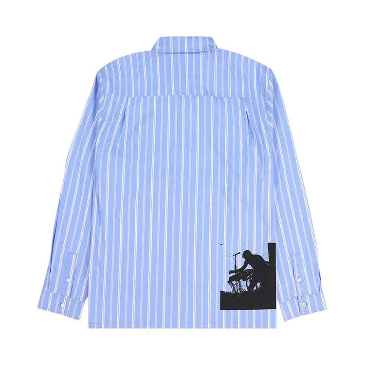 Pleasures Fetch Long-Sleeve Shirt Blue
